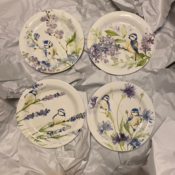 Hobby Lobby Kitchen Bird Dinnerware Plates Set Of 4 Poshmark